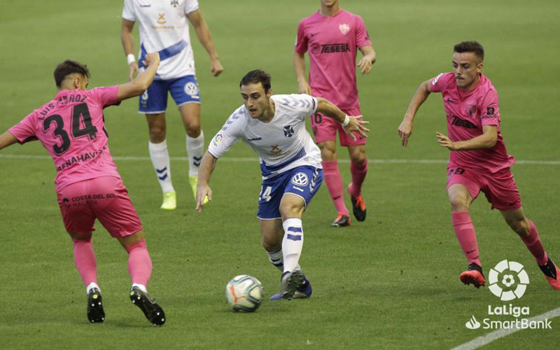 ismael casas en un partido con el málaga cf