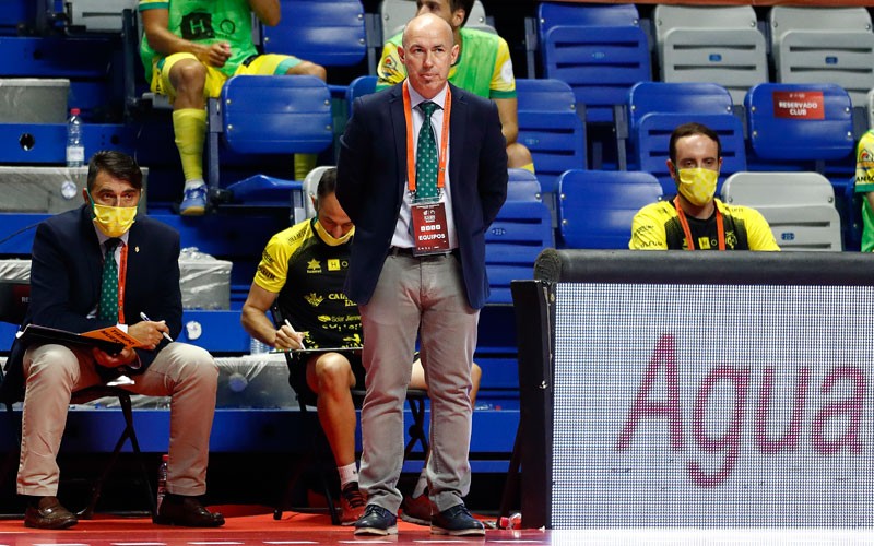 dani rodríguez, entrenador del jaén fs