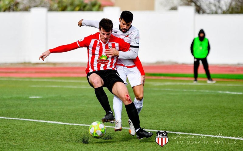 chepe en un partido con el cd azuaga