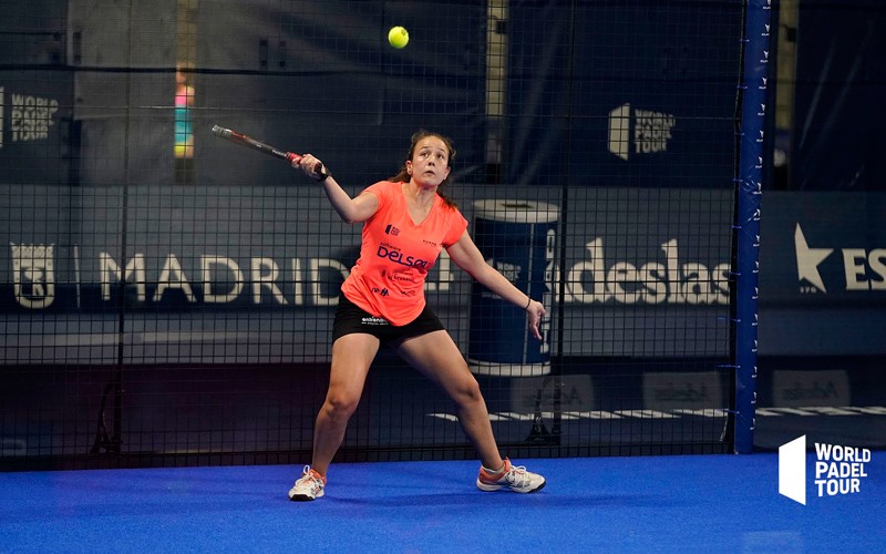 marta porras en un partido de world padel tour