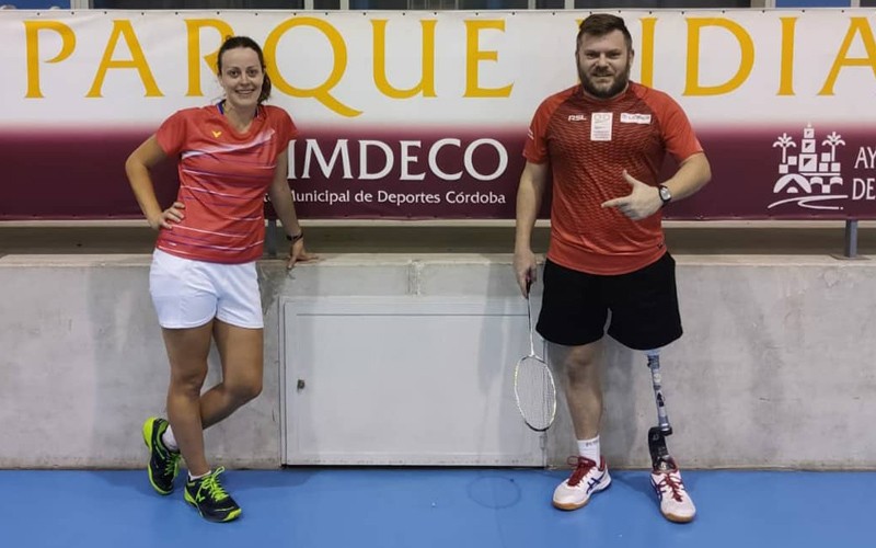 Simón Cruz, seleccionado por España para el Europeo de Parabádminton