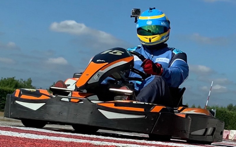 Estreno positivo de Juan Luis Real en el torneo RKS de Rental Karting