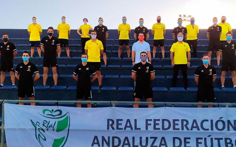 árbitros andaluces en las pruebas físicas