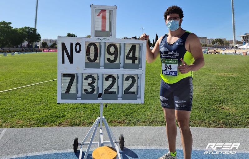 Alberto González, campeón de España Sub-23 en lanzamiento de martillo