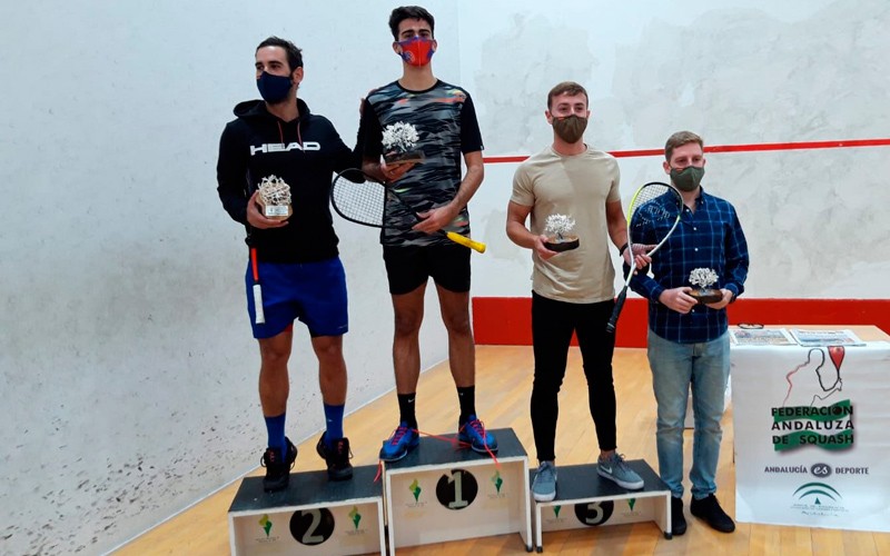 Augusto Ortigosa, campeón andaluz de squash en Jaén