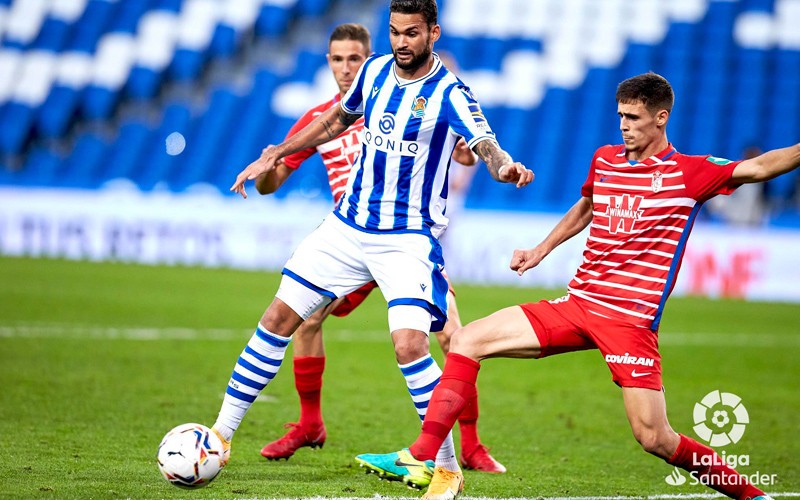 Pepe Sánchez debuta en Primera División en la derrota del Granada en San Sebastián