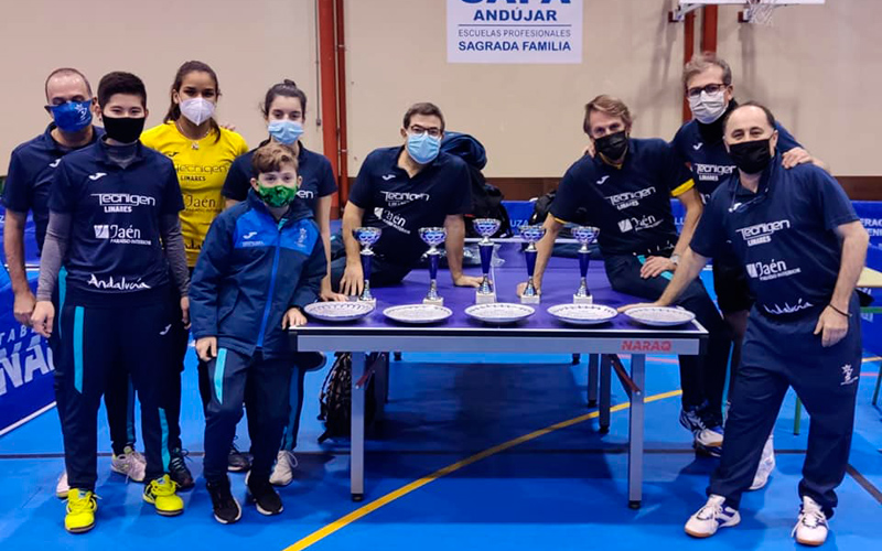 Andújar despide el Andaluz de Tenis de Mesa con buen papel de Linares, CTM Jaén y Hujase Jaén