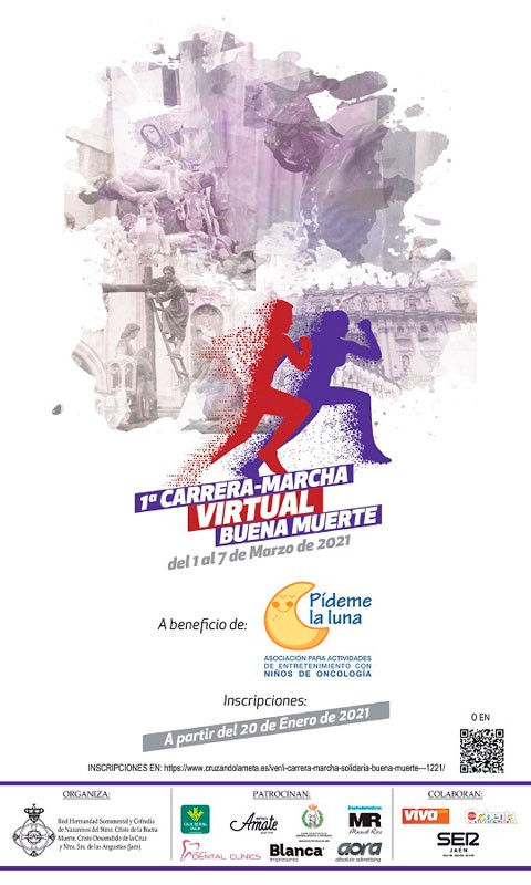 cartel carrera virtual buena muerte jaen