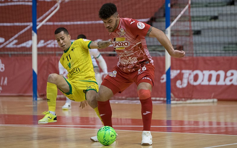 El Jaén FS sufre su cuarta derrota consecutiva frente a ElPozo Murcia