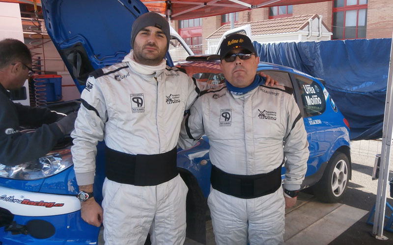 El copiloto jiennense Iván Urea inicia la temporada en el Rally Crono de Casabermeja