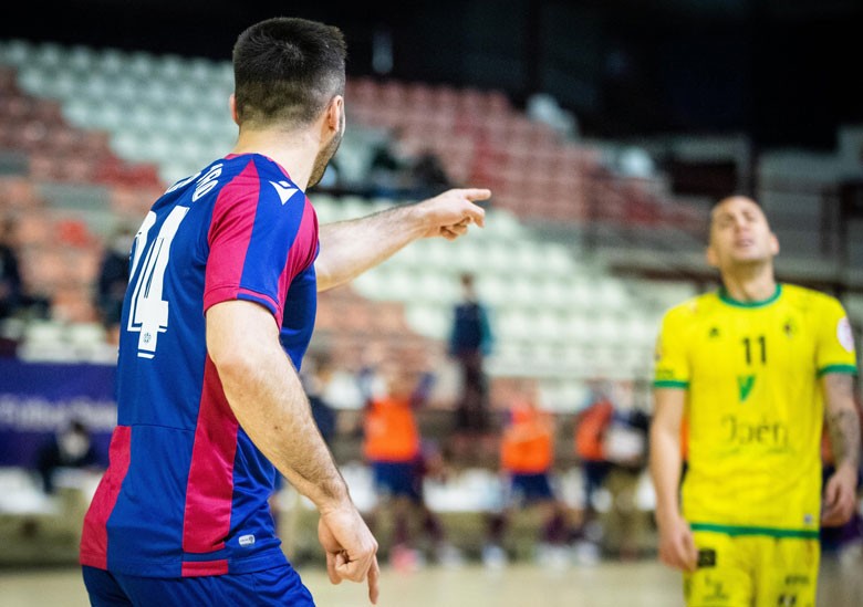 El Jaén FS mereció mucho más frente al Levante