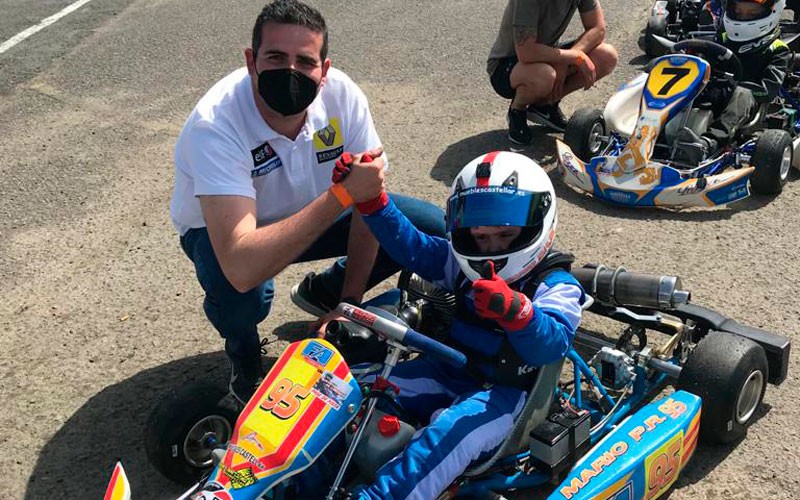 El ubetense Mario Prieto debuta en el Andaluz de Karting con 6 años