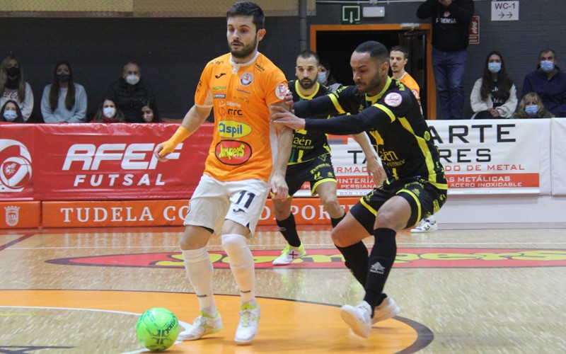 El Jaén FS cae en Tudela y no estará en la Copa de España