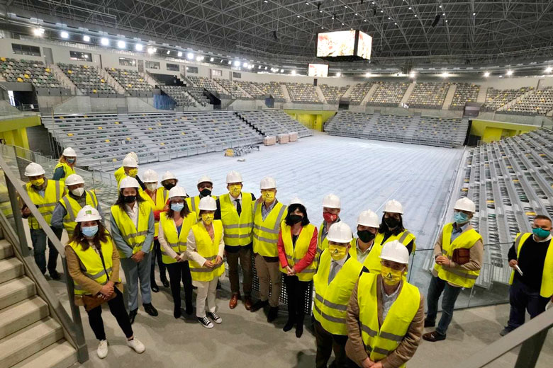 La Junta calcula que el Olivo Arena abrirá sus puertas en junio