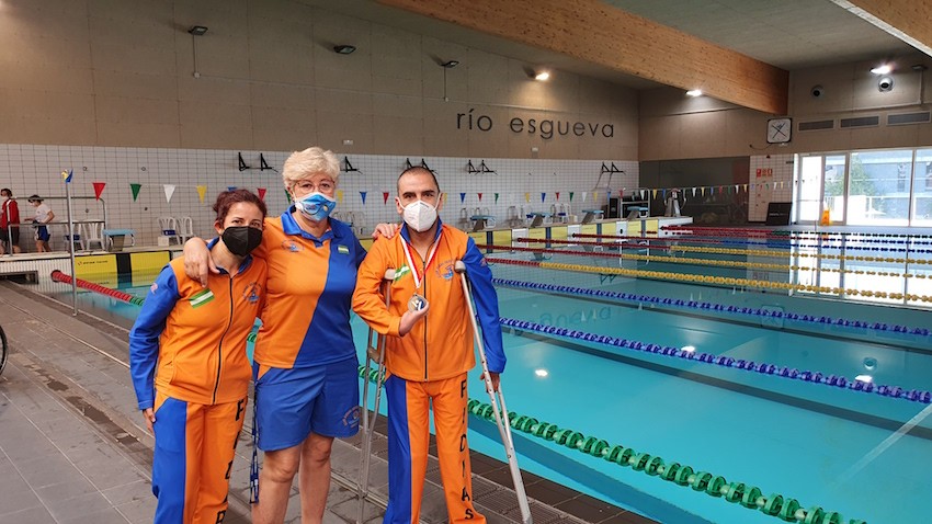 Tajuelo se cuelga una plata en el Open Internacional de Castilla y León de Natación Adaptada