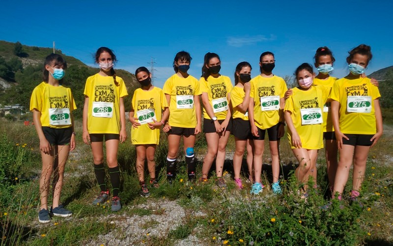 Buen papel de los atletas jiennenses en el Campeonato Andaluz de CxM alevín e infantil