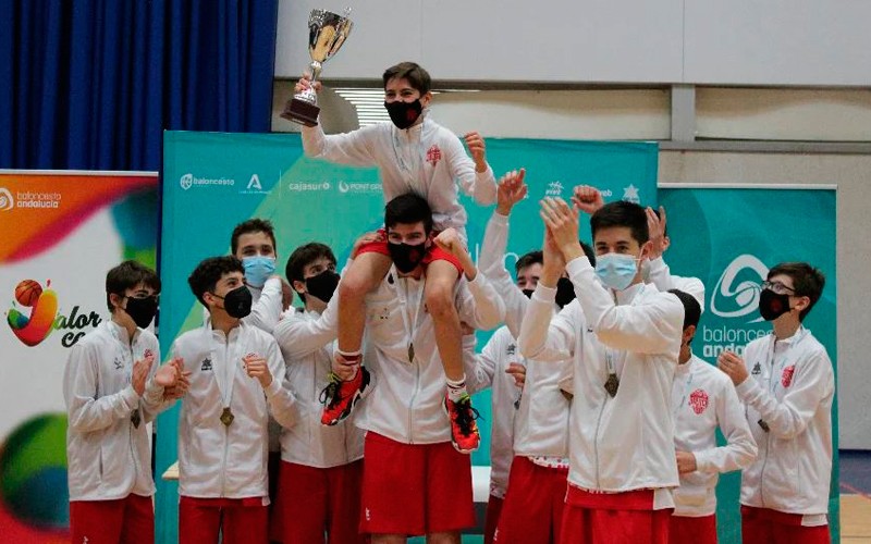 Jaén CB se impone en la fase final de Campeonato Provincial de baloncesto infantil masculino