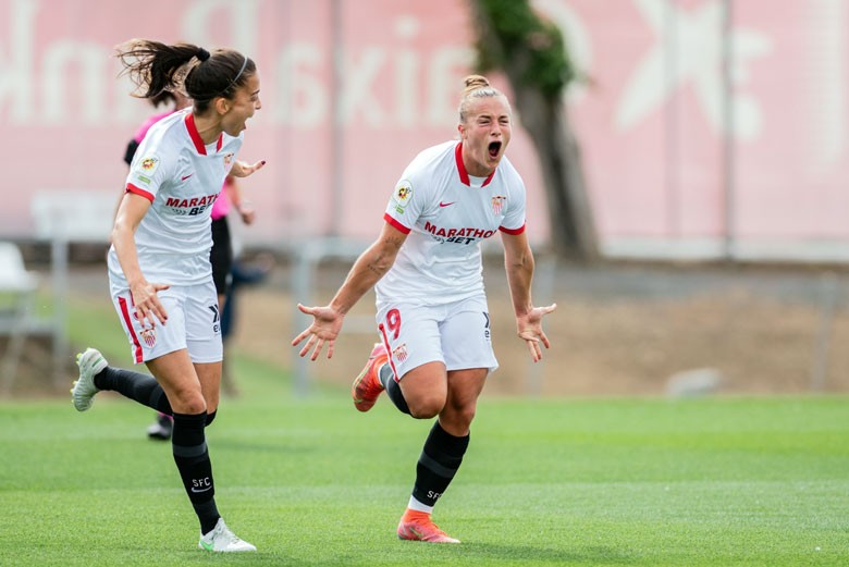 Golazo de Raquel Pinel en la victoria del Sevilla FC ante el Dépor Abanca