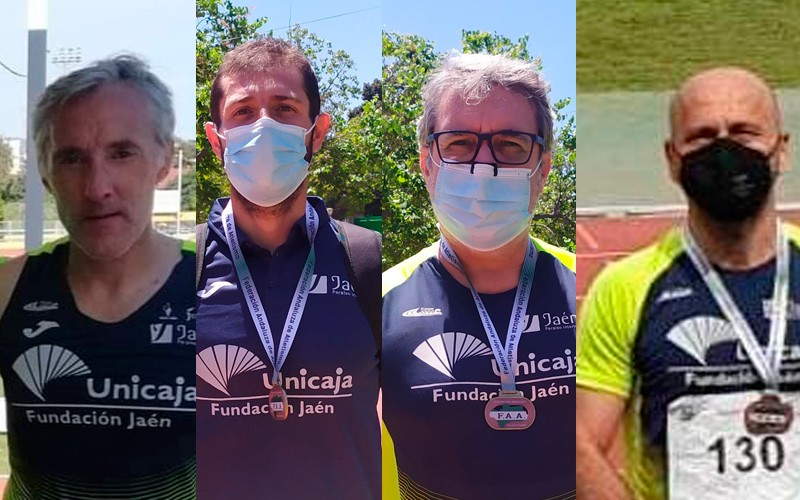 Notable participación de los veteranos del Unicaja Atletismo en el Andaluz Máster