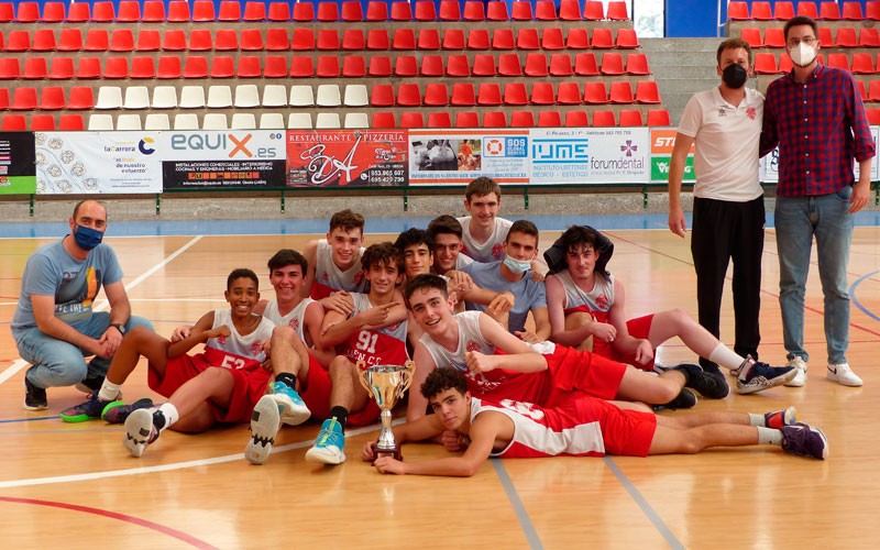 Jaén CB se lleva el título de la Copa Diputación de baloncesto infantil