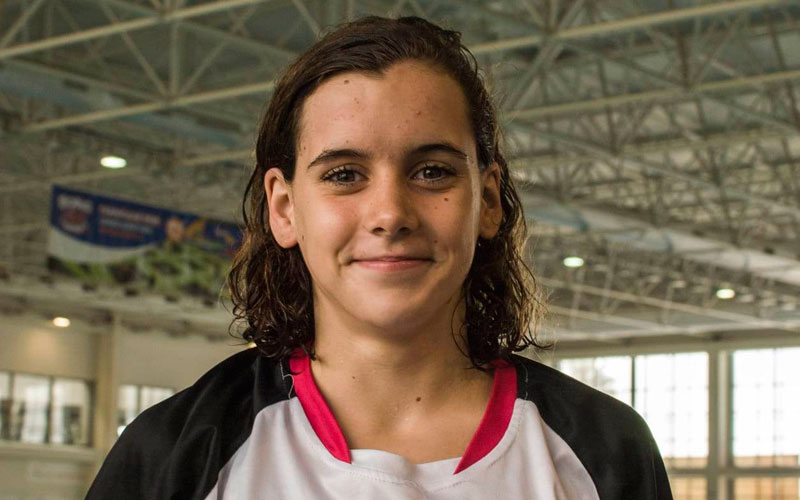 María de Gador Luque, campeona de España Infantil en 5.000 m en aguas abiertas