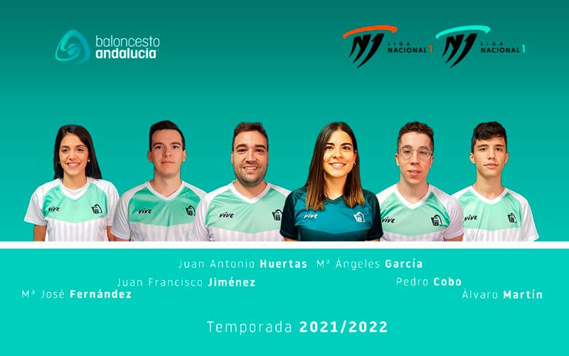 Cinco árbitros jiennenses estarán en el equipo arbitral de Liga N1 de baloncesto