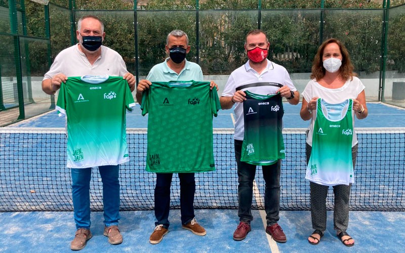 Las selecciones andaluzas de pádel lucirán el sello «Jaén, Jaén Auténtica»