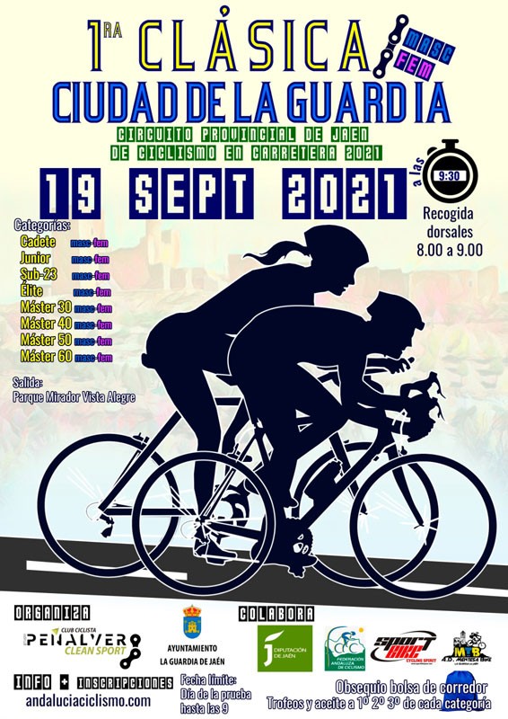 cartel clasica ciclista la guardia jaen 