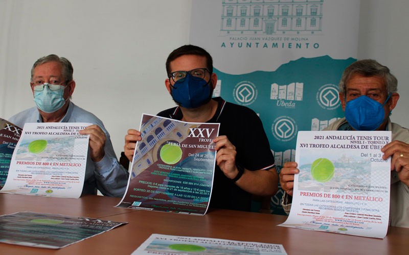 Úbeda celebrará dos torneos de tenis en torno a la Feria de San Miguel