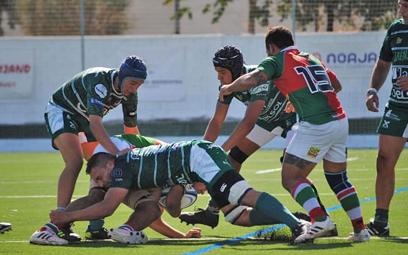 Jaén Rugby B compite a buen nivel pero cede ante la experiencia del Universidad de Granada