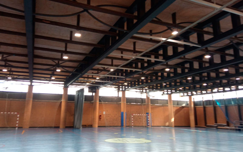 Nuevas luces led para las instalaciones deportivas de Las Fuentezuelas
