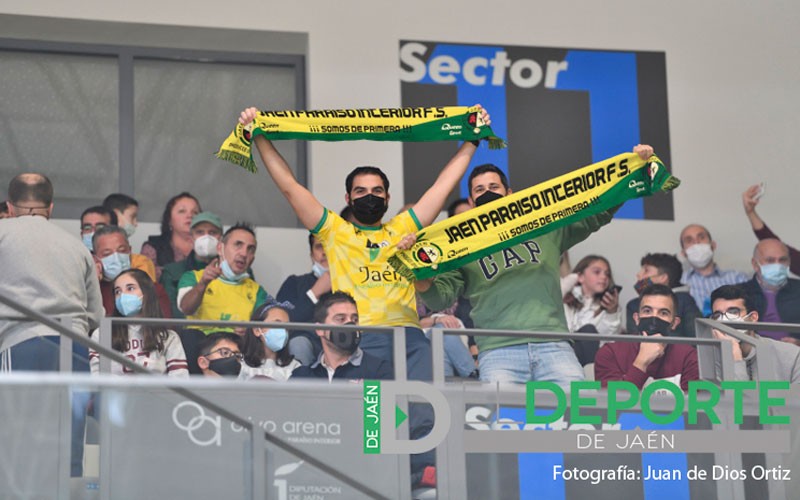 La afición en el Olivo Arena (Jaén FS – Zaragoza)