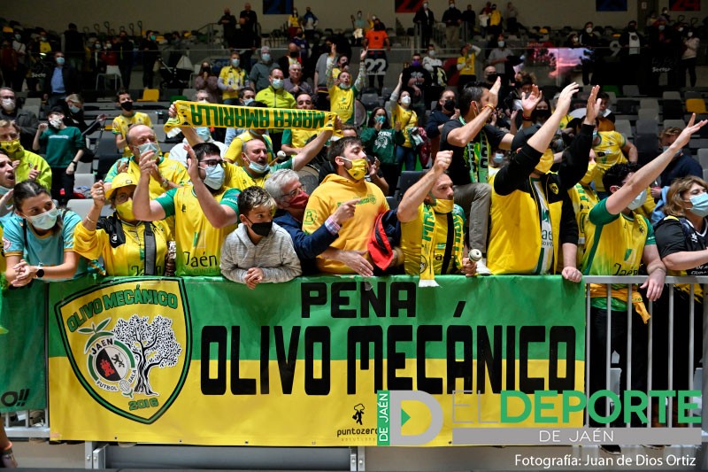 La afición en el Olivo Arena (Jaén FS – Inter Movistar)