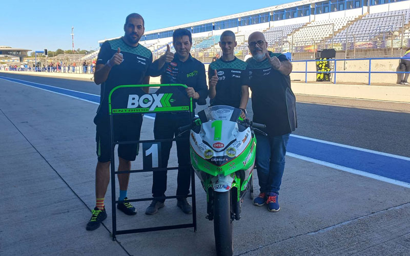 El jiennense Bruño Baños, campeón de Andalucía en Supersport 300