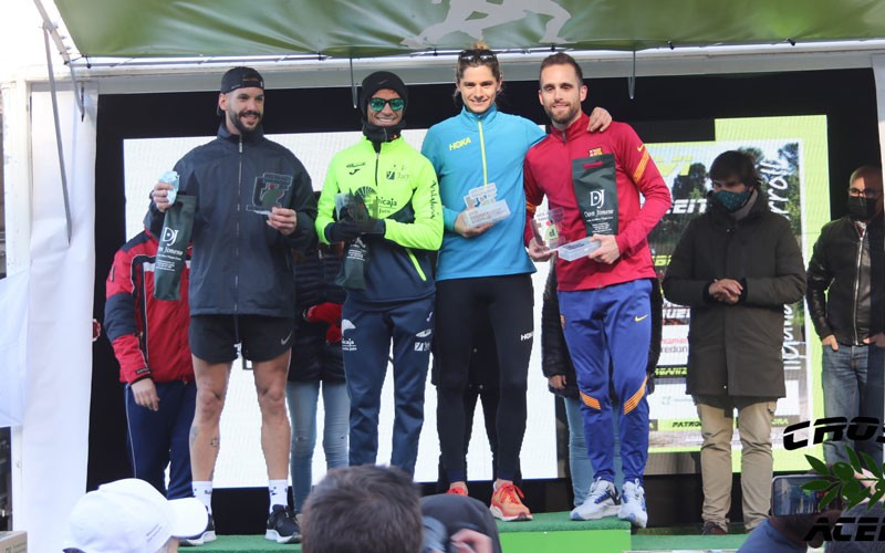 Roberto Aláiz y Lucía Pérez, ganadores del XXXVI Cross del Aceite de Torredonjimeno