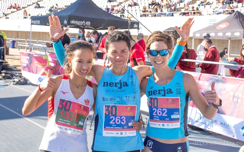 Cristóbal Valenzuela y Lola Chiclana, vencedores en la Media Maratón de Málaga