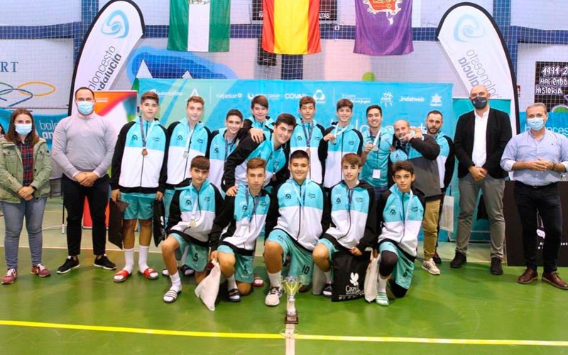 La selección de Jaén se cuelga el bronce en el Andaluz de baloncesto infantil