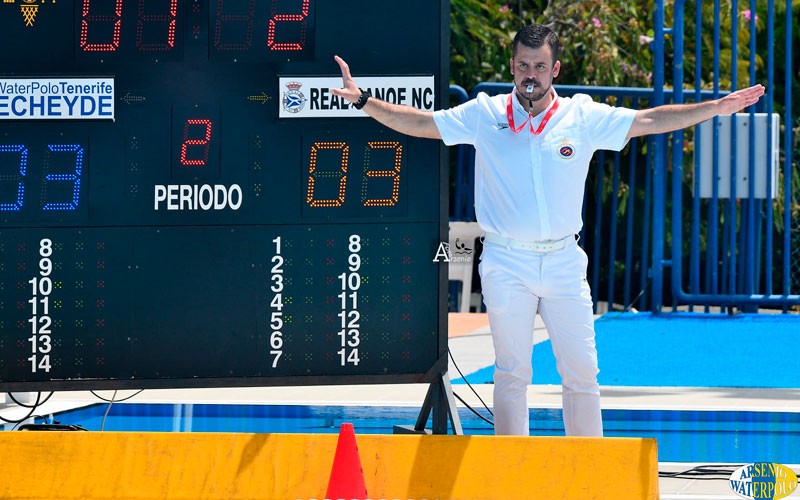 Sergio Jiménez, árbitro para el duelo entre CN Barcelona y CN Sabadell