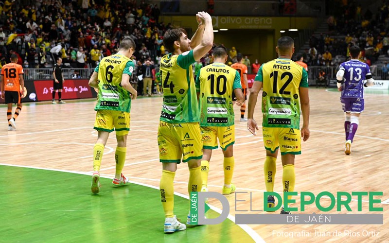 El Jaén FS rebasa al Ribera Navarra en el Olivo Arena