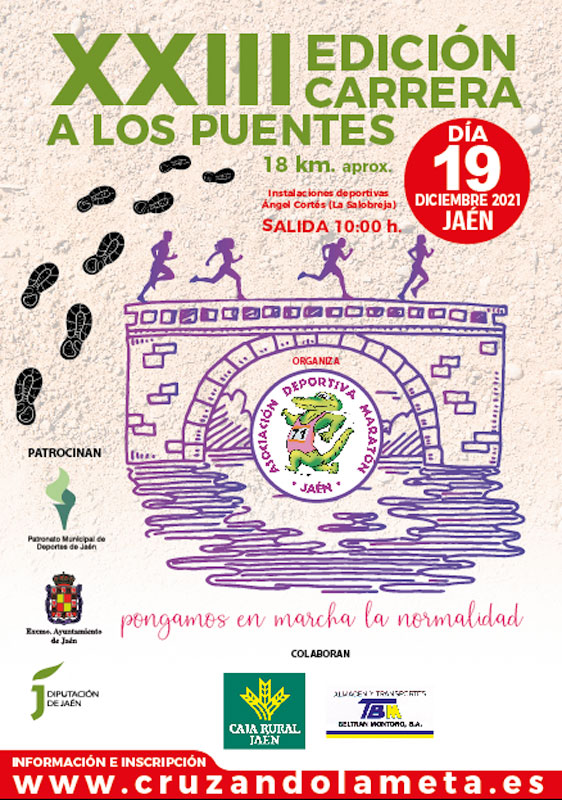 cartel carrera puentes jaen