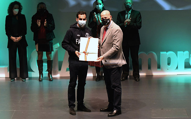entrega diplomas plan andalucia olimpica 2021