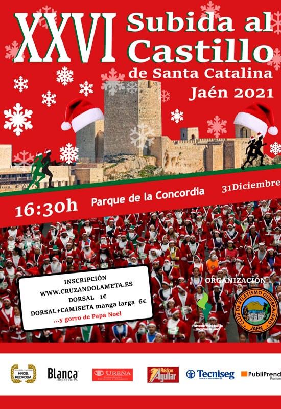 carrera subida castillo santa catalina jaen