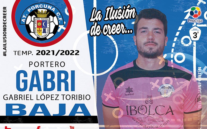 El Atlético Porcuna comunica la salida de Gabri