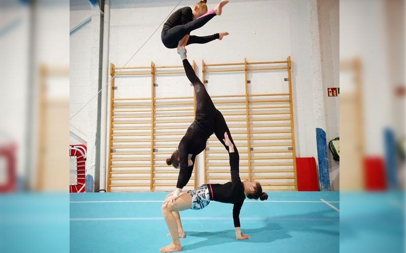 Tres chicas del Club Baruca de Alcalá la Real irán con España al Mundial de Gimnasia Acrobática