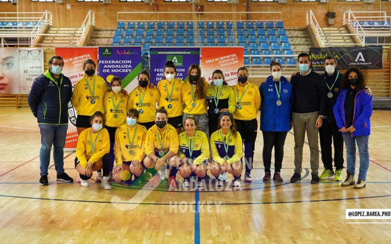 El CH Alcalá, subcampeón de Andalucía de primera división de hockey sala femenino