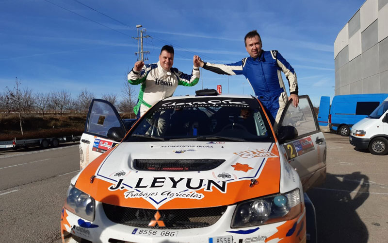 El copiloto jiennense Daniel Cumbrero celebra sus 200 rallys en su carrera deportiva con una victoria