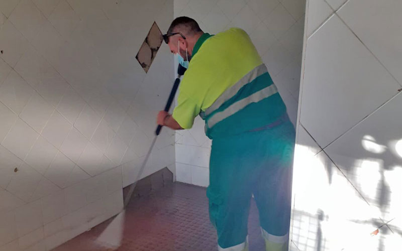 limpieza instalaciones deportivas el tomillo jaén