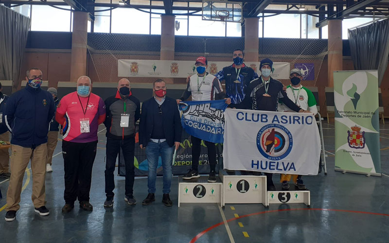 podio andaluz tiro con arco jaen