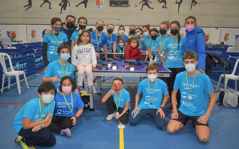 El tenis de mesa jiennense cierra el año de forma brillante en el Campeonato de Andalucía