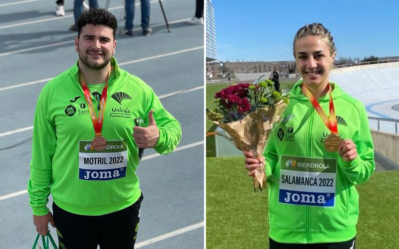 Alberto González y Esperança Cladera, medallas en el Campeonato de España